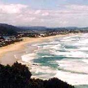 The beach at Wilderness, along the Garden Route