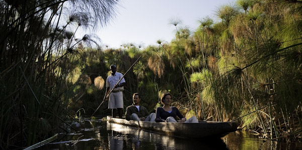 A tranquil mokoro ride in the Okavango Delta