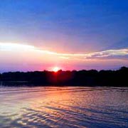 Sunset over the Zambezi