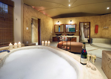 Indulge in a bubble bath at Ntwala Island Lodge