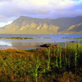 Beautiful views over the lagoon