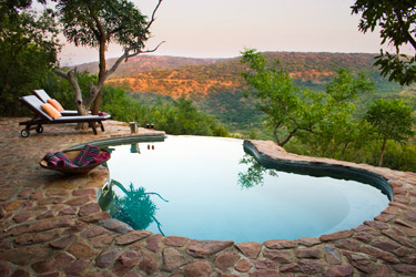 A pool with a view