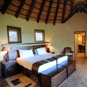 Comfortable bedrooms at Mopane Bush Lodge