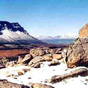 Snow near the Gydo Pass in the Cedarberg Mountains