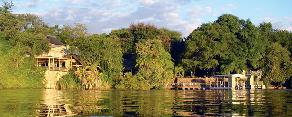 Chobe Safari Lodge on the banks of the Chobe River
